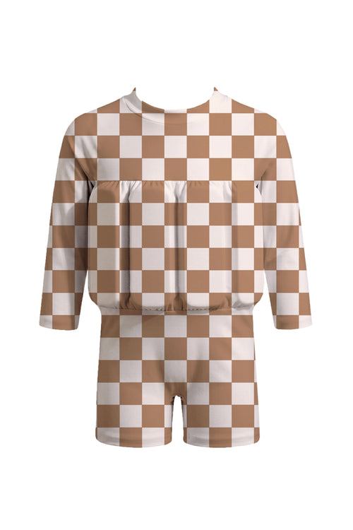 Checkmate Mocha – Long Sleeve