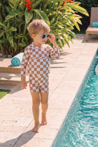 Checkmate Mocha – Long Sleeve